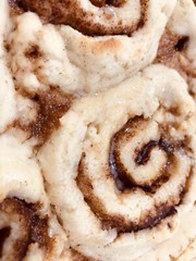 Sugar-Free, Keto, Gluten Free, And Low Carb Vanilla Icing Topped Cinnamon Rolls