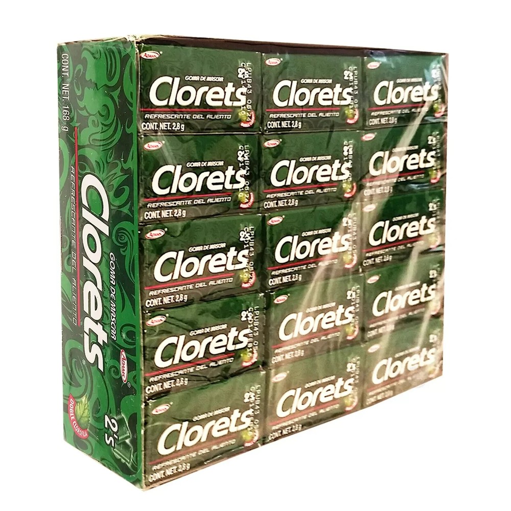 Clorets Gum, 2 PACK! Clorets 60 Pack Mint Flavored Gum – 240 Total Pieces!