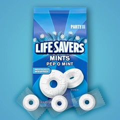 Life Savers Pep-O-Mint Breath Mints Hard Candy, Party Size – 44.93 oz