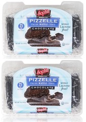 SOPHIA Wafers Cookie Crispy PIZZELLE CHOCOLATE 2 PACK x 198g ❗Lactose free❗