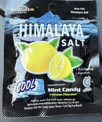 Delicious Himalayan Salt Mint Candy – Lemon Flavor, 6 Individual Packs Included