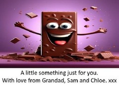 Personalised CADBURY Chocolate Sweet Box Hamper Birthday Christmas Gift Present