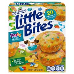 6 Boxes – 30 Packs – Entenmann’s Little Bites Party Cake Muffins FREE SHIPPING!