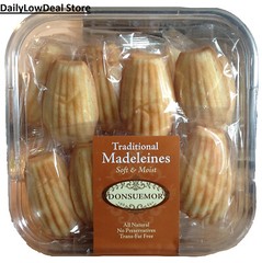 Donsuemor Traditional Madeleines – 28 Individually Wrapped – 28 Oz Total