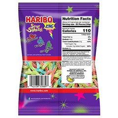 HARIBO Gummi Candy, Z!NG Sour S’ghetti, 5 oz. Bag 5 Ounce (Pack of 1)