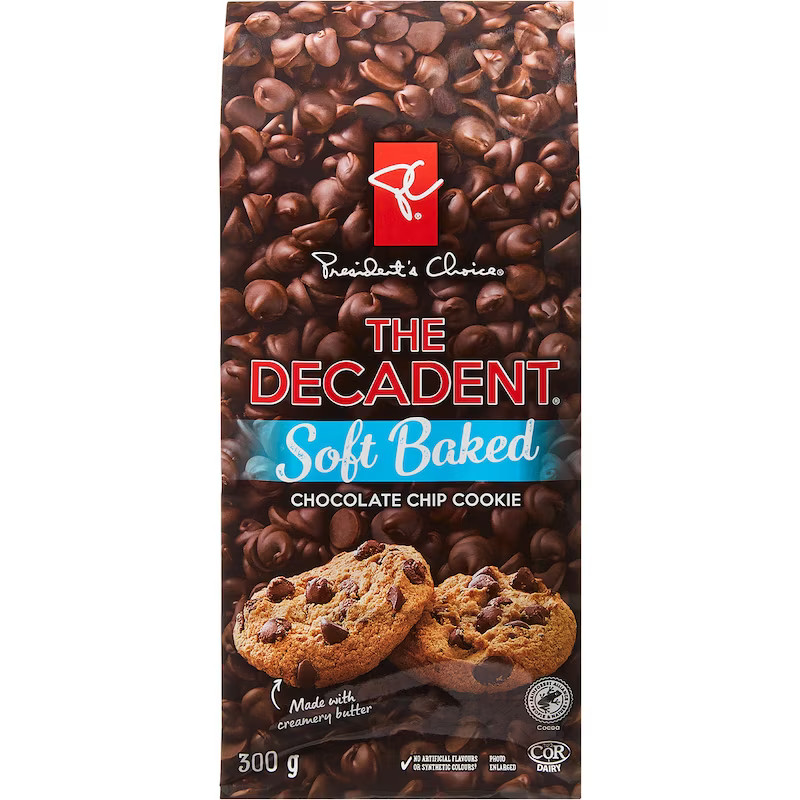 3 x President’s Choice Soft Baked Chocolate Cookie 300g./10.6oz.