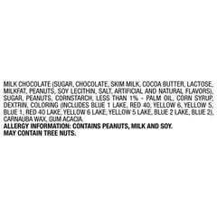 2 Pack M&M’S Peanut Milk Chocolate Candy 62 oz Each Pantry Size 124 oz Total