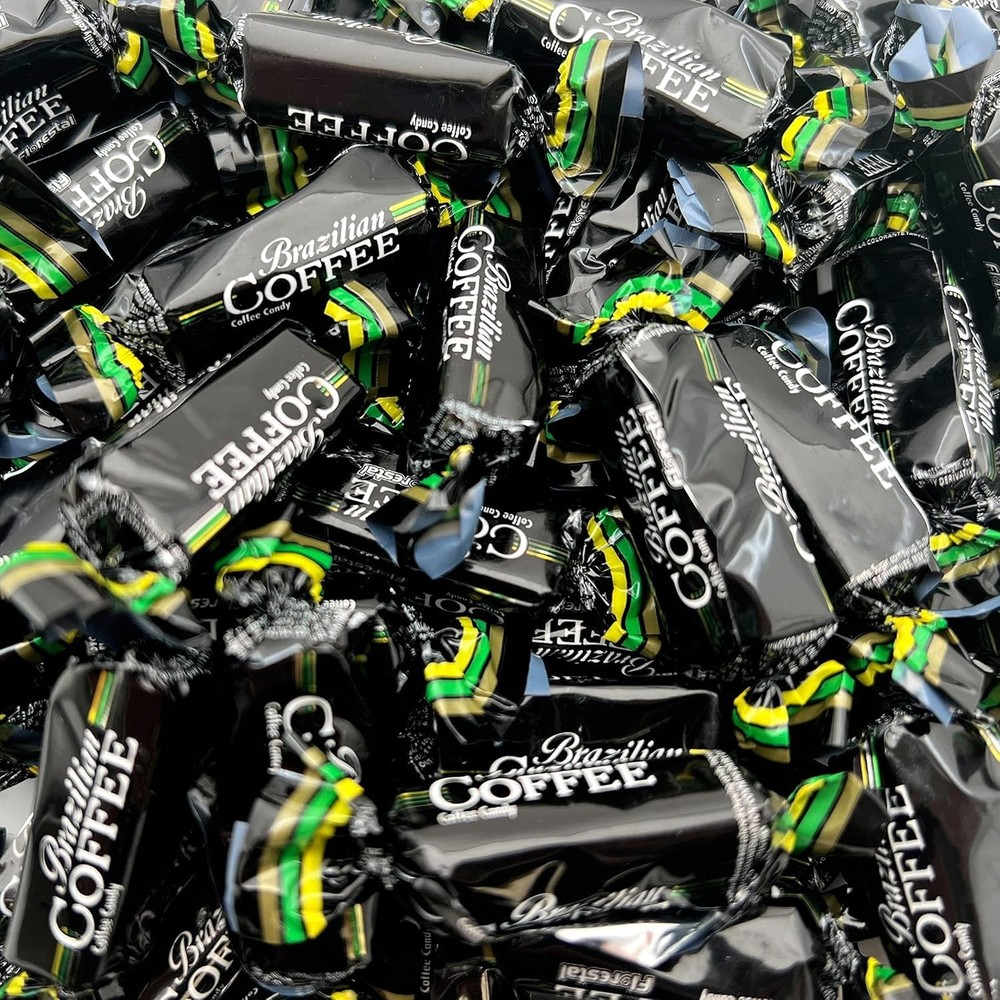 Brazilian Coffee Candy – 2 Pound Bulk Pack (180 Count) – Individually Wrapped…