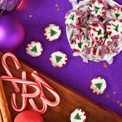 Brach’s Mini Peppermint Candy Canes Christmas Candy Stocking Stuffers 260ct