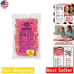 Strawberry Sour Candy Belts – 6.6lb Bulk Bag – Chewy Retro Treats