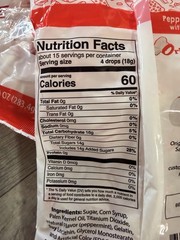 2x Original Gourmet PEPPERMINT DROPS Candy-Soft Peppermint Center-LARGE 10oz Bag