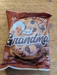 Grandma’s Cookie Chocolate Chip Cookies – 2 Per Pack 36 Total Packs 72 Cookies