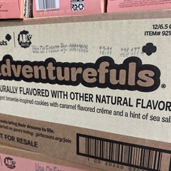 ADVENTUREFULS Brownie Caramel 2026 Girl Scout Cookies **FULL CASE = 12 BOXES**