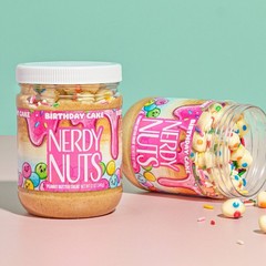 Nerdy Nuts Birthday Cake Peanut Butter Treat – 12oz