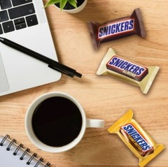 SNICKERS VARIETY MIX ALMOND, ORIGINAL, PEANUT BUTTER, FUN SIZE , VALUE BULK BAG