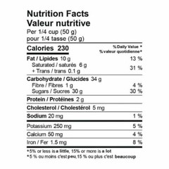 AiWaWa CA, Canada Milk Chocolate Covered Raisins, 908g