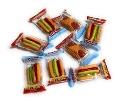 Efrutti Hot Dog Gummi Candy – Candy -60 Pieces