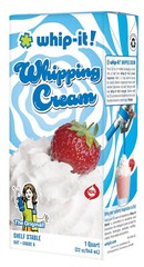 Whip-It! Heavy Whipping Cream, Shelf Stable – 32 ounces- CASE OF 12 PCS WHIP IT