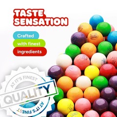 Gumballs for Gumball Machine Refill Bubble Gum 260 Count (Pack of 1), Multi