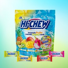 Hi-Chew Tropical Mix Chewy Candy – 12.7 oz Bag