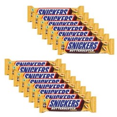 (Pack of 15) Snickers Butterscotch Flavor Chocolates Bar (40gm Each) (15 x 40gm)