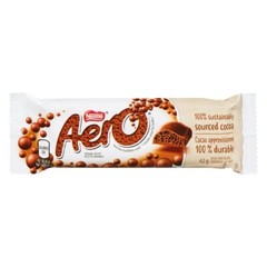 10 X Nestlé AERO Milk Chocolate Candy Bar 42g Each From Canada- FREE SHIPPING