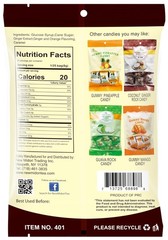 All Natural Ginger Candy with Cane Sugar 4.41 Ounce Pack of 1