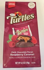 Turtles Dark Chocolate Pecan Raspberry Caramel 6.3oz Bag, BB 9/6/2026