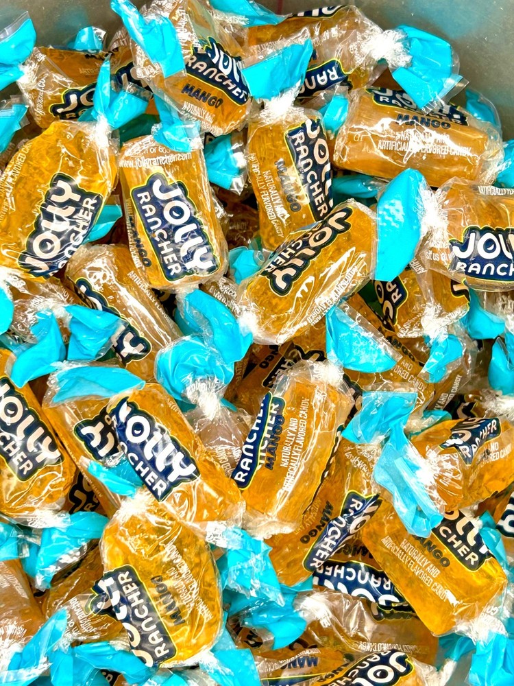 Jolly Rancher Mango Bulk Hard Candy 12oz 1.5LB 3LB 5LB Mango Flavor