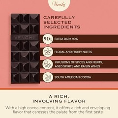 85% Extra Dark Chocolate Bar 3.52oz – Fine Cocoa Blends, Gluten Free, Vegan Trea