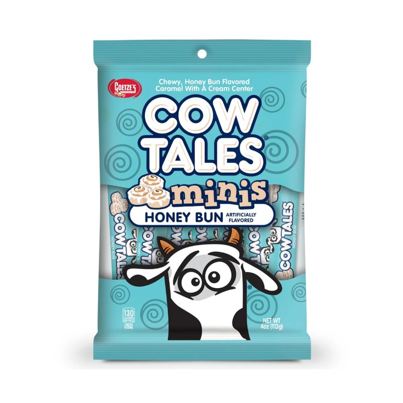 12x Cow Tales Mini Honey Bun Candy Treats Sweet Snack Bulk Lot New 4oz