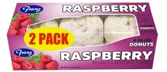 Franz Raspberry Filled Donuts FRESH 2 Packs of 6 Donuts