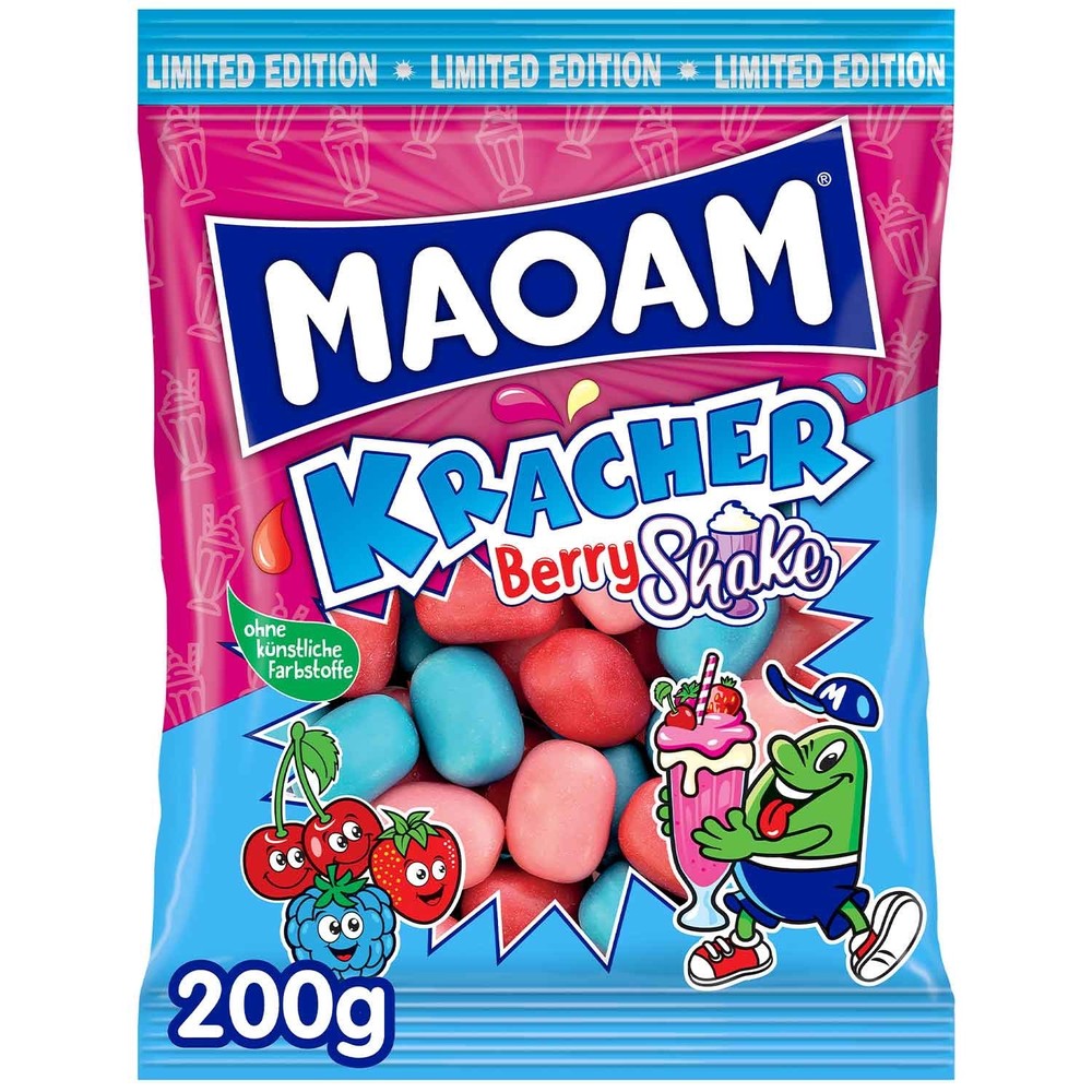MAOAM Kracher chews BERRY SHAKE -200g/7.05 oz – FREE SHIP