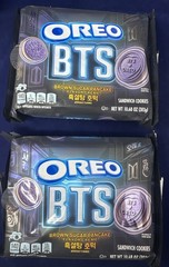 2 Packs- BTS Oreo Limited Edition Brown Sugar Pancake Sandwich Cookies 10.68 oz