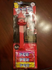 Pez Candy & Dispenser Disney Star Wars Sith Trooper. Rasp, Cherry, Lemon 12/2/24