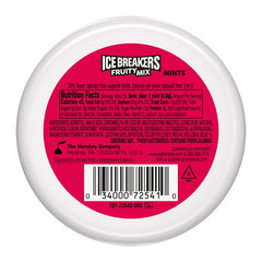 Ice Breakers Fruity Mix Assorted Fruit Sugar-Free Mints – 1.5 oz Puck
