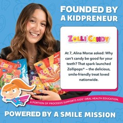 Zollipops Clean Teeth Pops Sugar Free Candy 1 Pound (Pack of 1), Assorted