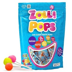 Clean Teeth Pops Sugar Free Candy, Dye-Free Lollipops – Keto & Diabetic-Frien…