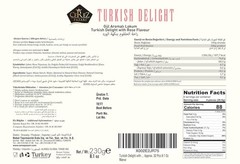 Turkish Delight Rose Flavor Soft Candy No Nuts Gourmet Snack 40 Pcs