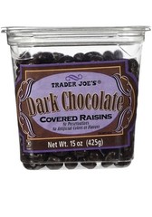 Trader Joe’s Dark Chocolate Covered Raisins 15 oz