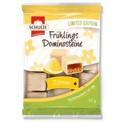 Schulte white chocolate dominoes LEMON filling -175g-Spring 2026-FREE SHIP