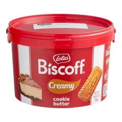 Lotus Biscoff Creamy Cookie Butter Spread Pail 6.6 lb.