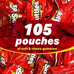 Skittles Original, Individual Packs, 5 Fruit Flavors, Fun Size Candy (3 Pounds)
