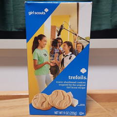 Girl Scouts Trefoils Shortbread Cookie & Biscuit, 9 oz (255 g) Box