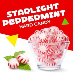 Individually Wrapped Starlight Peppermint Mints – Perfect 1 Pound Holiday Treats