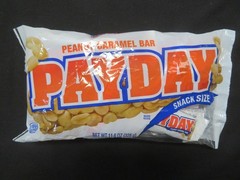 Payday Peanut Caramel Snack Size Candy Bars 11.6 Oz