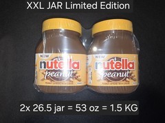 Viral Nutella Peanut Spread Chocolate Hazelnut Peanutbutter Cream XXL 53 oz