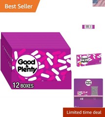 Delicious Pink Licorice Candy – Bulk Pack of 12 Fat-Free 6 oz Boxes for Parties