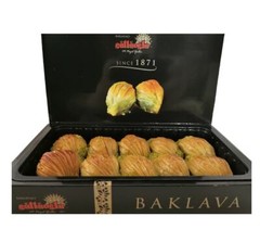 Gulluoglu Mussel Shaped Baklava 10 Pcs 500gr daily fresh shipment from Istanbul