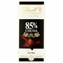 Lindt Excellence 85% Cocoa Dark Chocolate – 100g